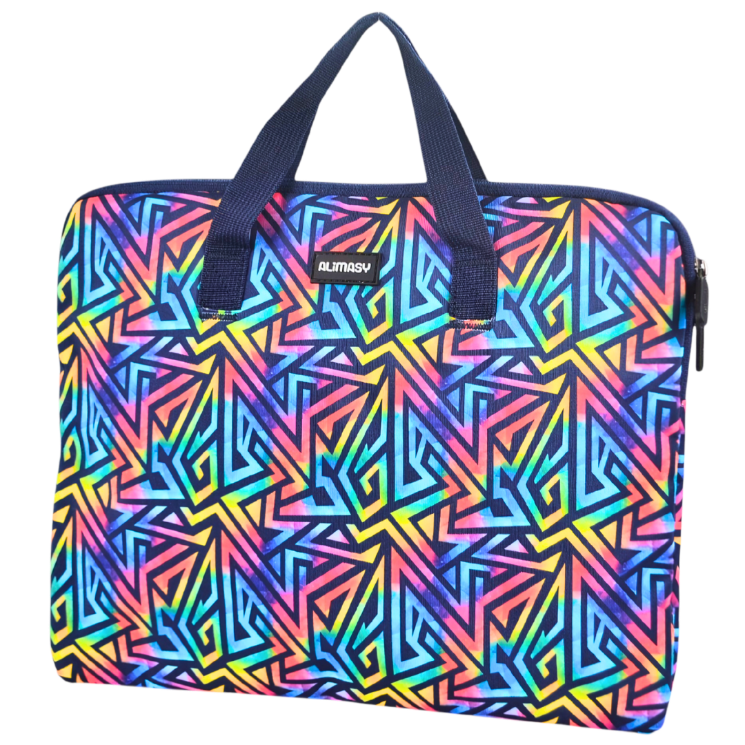 Library Bag 600D Abstract Geometric - PRE ORDER SHIPPING 9TH NOVEMBER 2026
