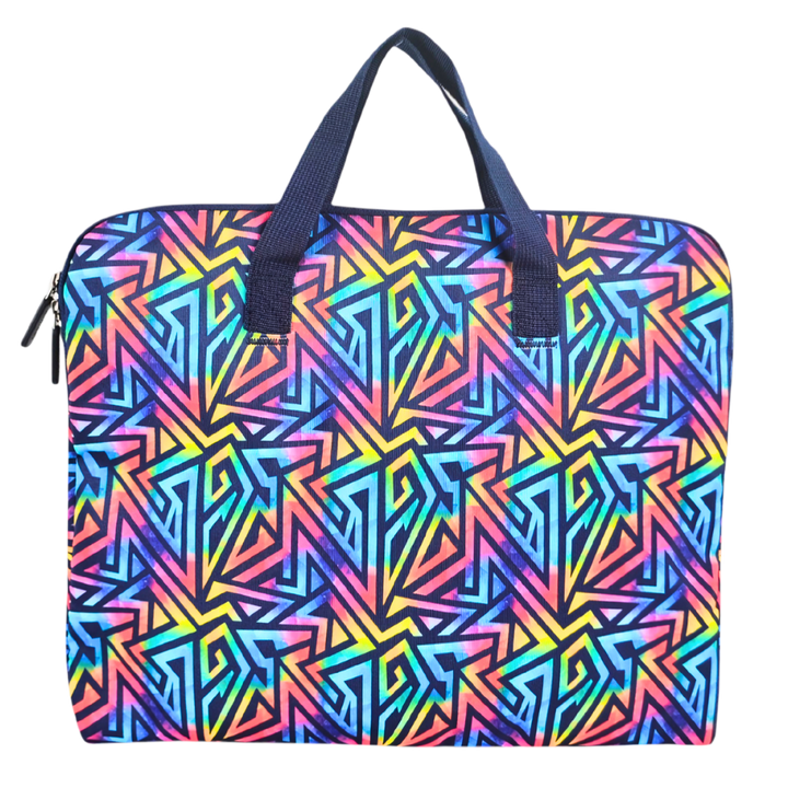 Library Bag 600D Abstract Geometric - PRE ORDER SHIPPING 9TH NOVEMBER 2026