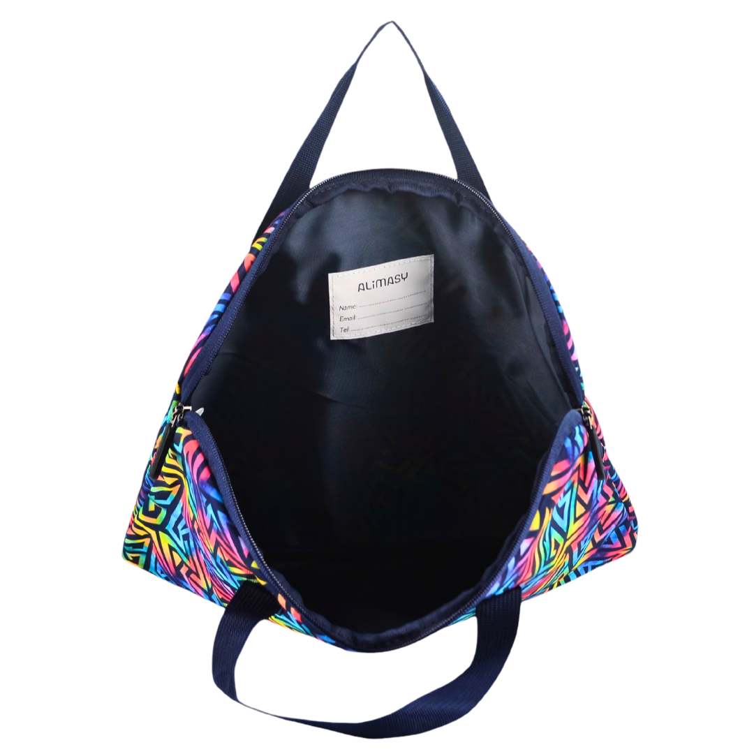 Library Bag 600D Abstract Geometric - PRE ORDER SHIPPING 9TH NOVEMBER 2026