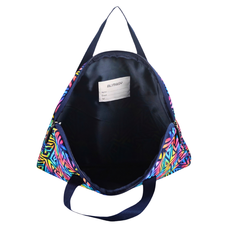 Library Bag 600D Abstract Geometric - PRE ORDER SHIPPING 9TH NOVEMBER 2026