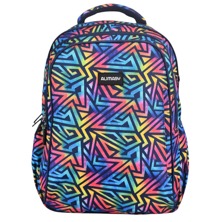 Midsize Kids Backpack 900D Abstract Geometric - PRE ORDER SHIPPING 9TH NOVEMBER 2026