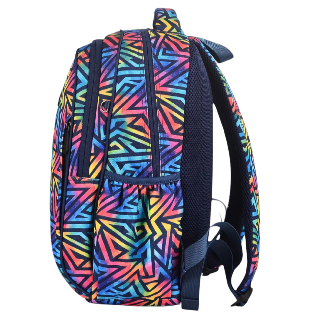 Midsize Kids Backpack 900D Abstract Geometric - PRE ORDER SHIPPING 9TH NOVEMBER 2026