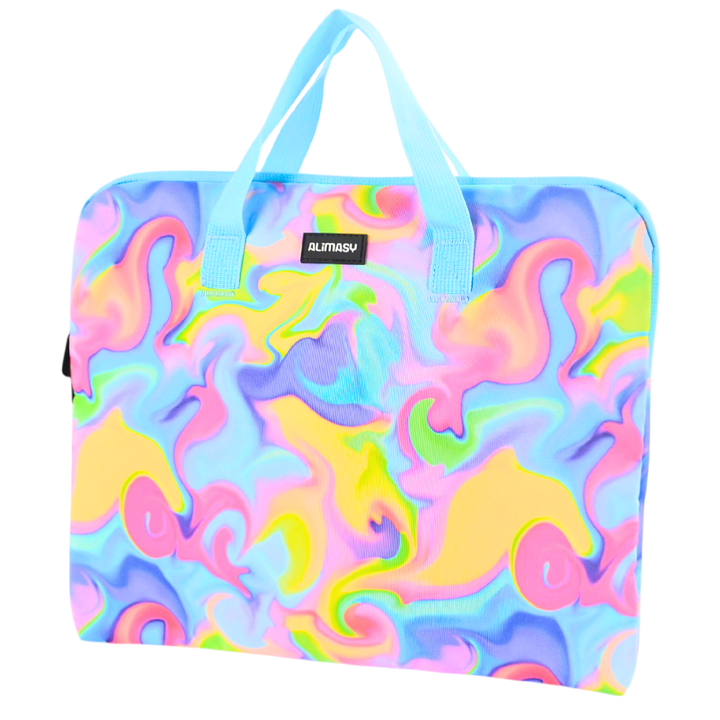 Library Bag 600D Abstract Neon Waves - PRE ORDER SHIPPING 9TH NOVEMBER 2026
