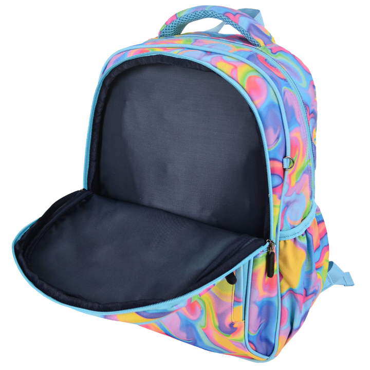 Midsize Kids Backpack 900D Abstract Neon Waves - PRE ORDER SHIPPING 9TH NOVEMBER 2026