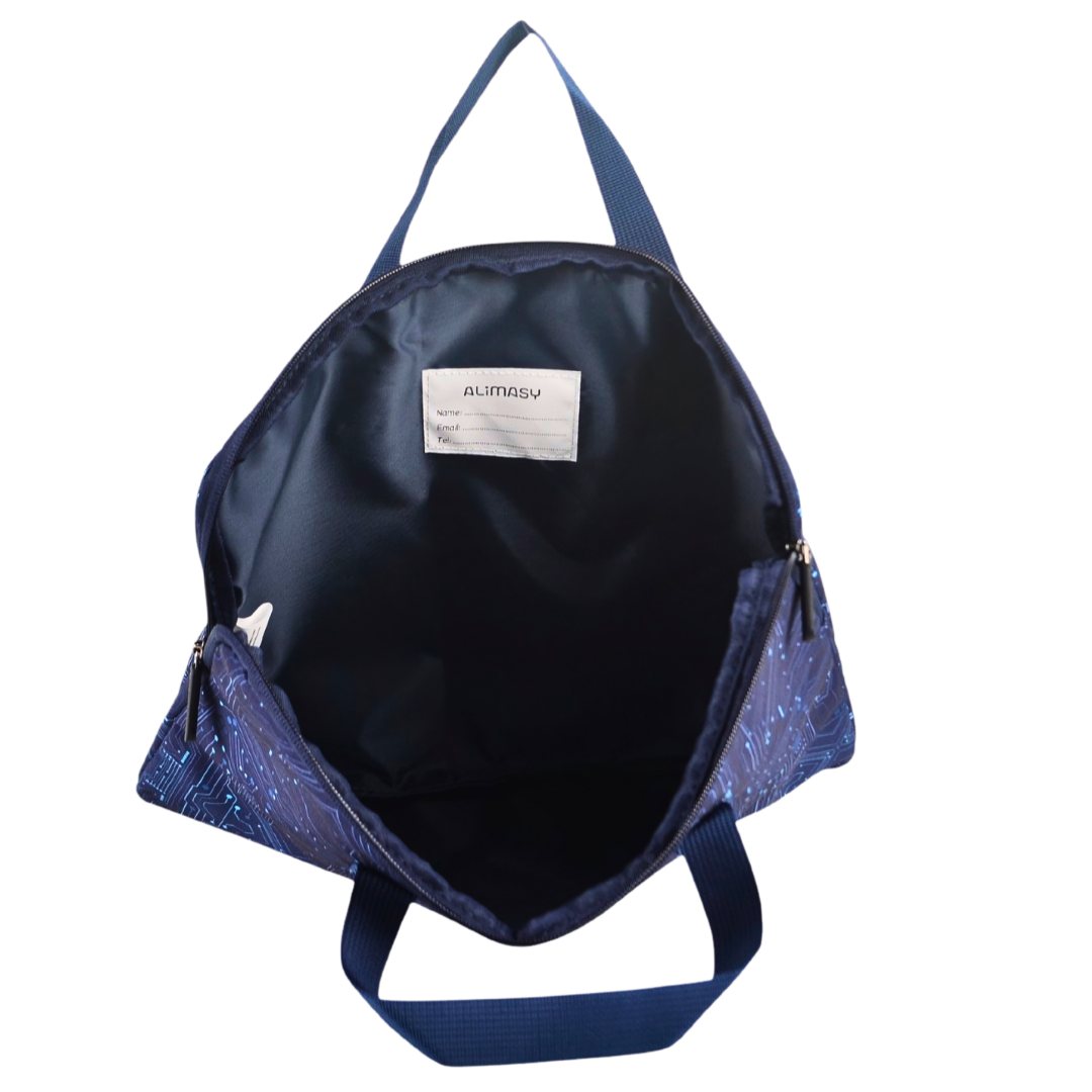 Library Bag 600D Blue Ai Circuit - PRE ORDER SHIPPING 9TH NOVEMBER 2026