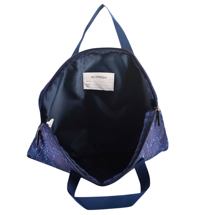 Library Bag 600D Blue Ai Circuit - PRE ORDER SHIPPING 9TH NOVEMBER 2026
