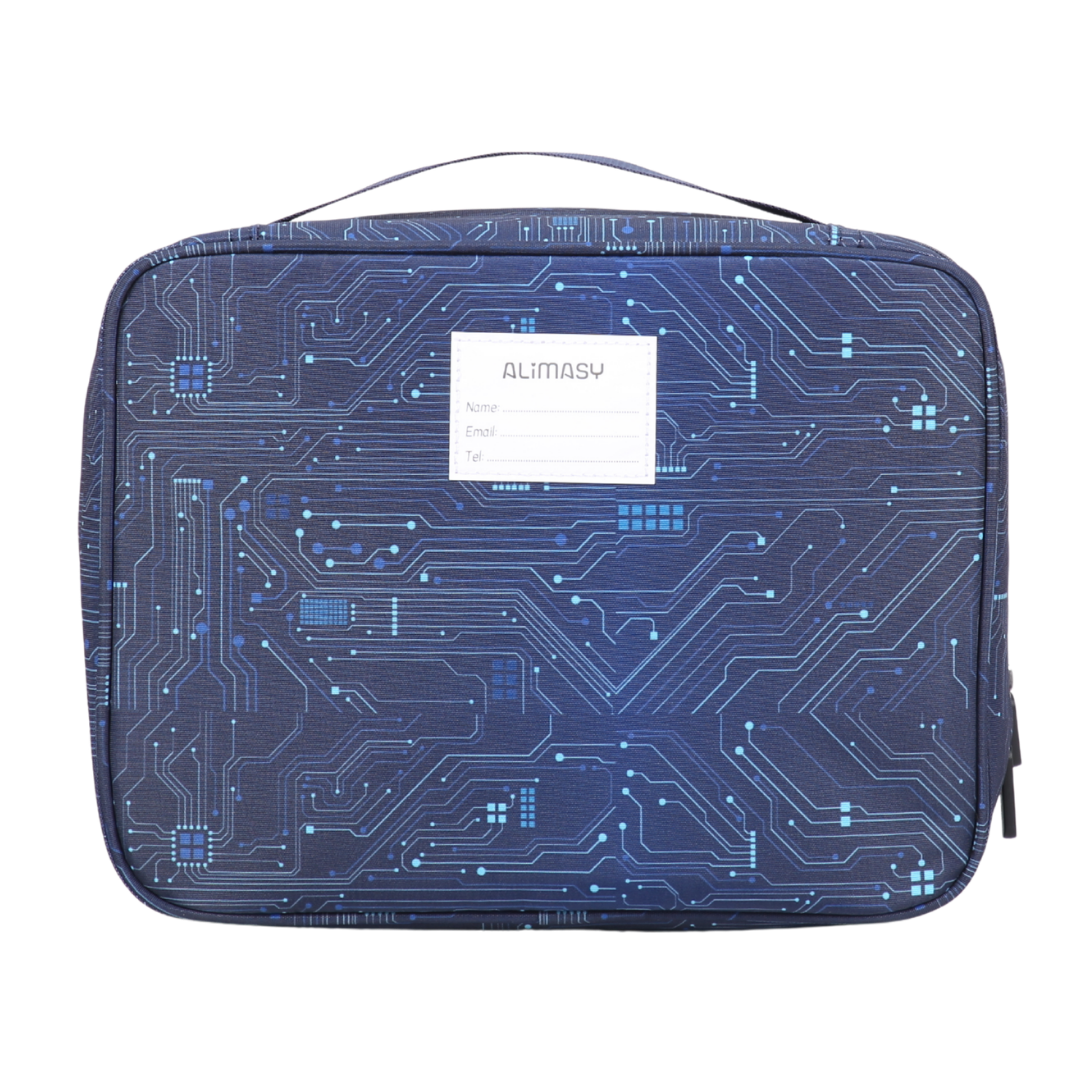 Insulated Lunch Bag Blue Ai Circuit