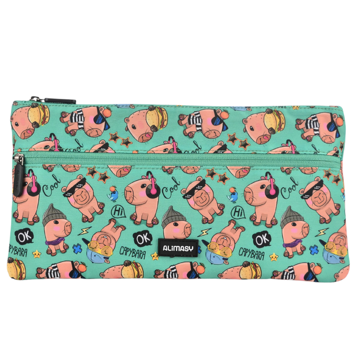 Large School Pencil Case Capybara - PRE ORDER SHIPPING 9TH NOVEMBER 2026