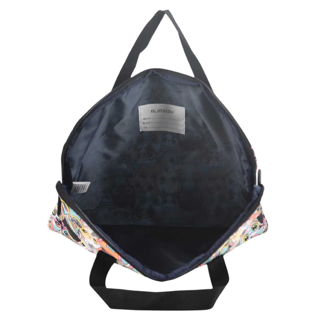 Library Bag 600D Cats - PRE ORDER SHIPPING 9TH NOVEMBER 2026