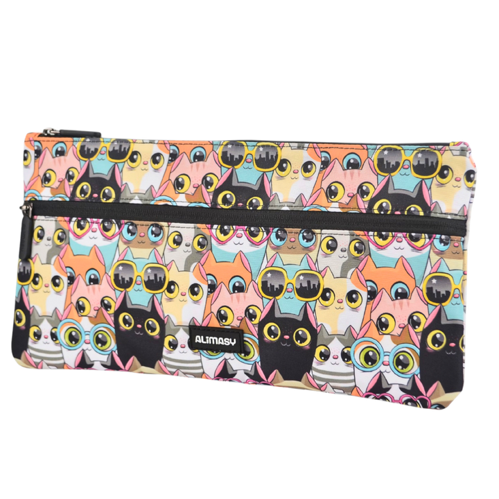 Large School Pencil Case Cats - PRE ORDER SHIPPING 9TH NOVEMBER 2026