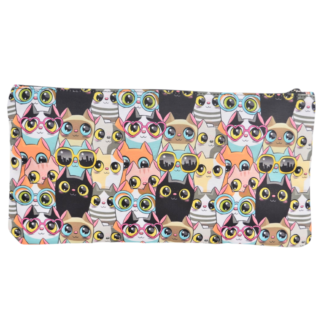Large School Pencil Case Cats - PRE ORDER SHIPPING 9TH NOVEMBER 2026
