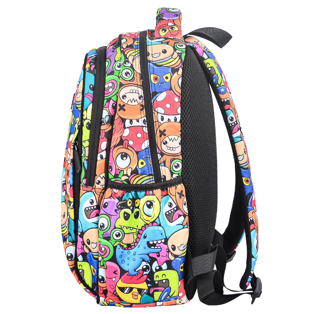 Midsize Kids Backpack 900D Cute Cartoon Monsters - PRE ORDER SHIPPING 9TH NOVEMBER 2026