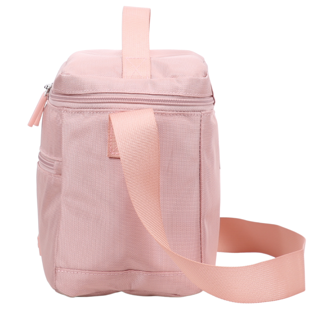 900D Tall Insulated Lunch Bag Blush Light Pink