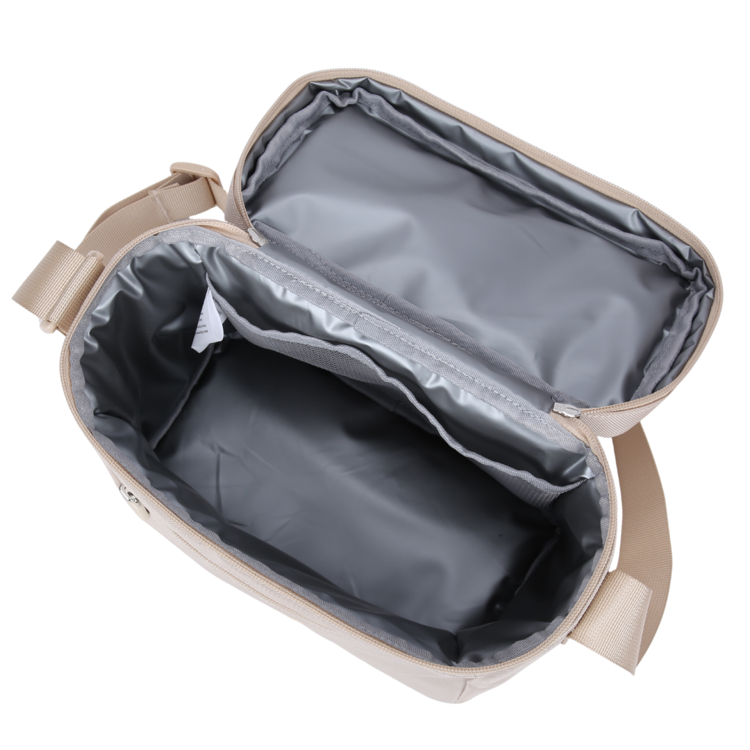 900D Tall Insulated Lunch Bag Champagne