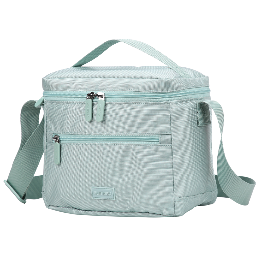 900D Tall Insulated Lunch Bag Green