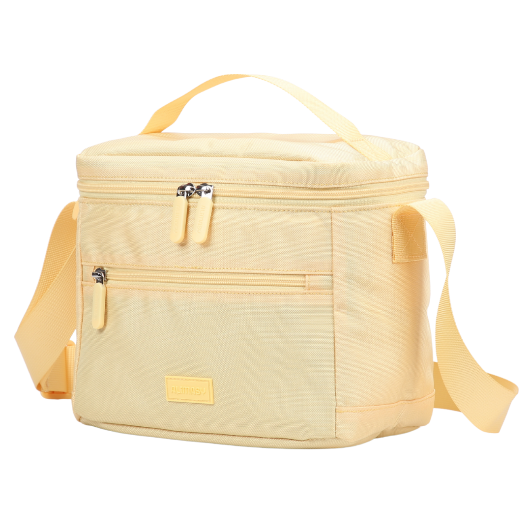 900D Tall Insulated Lunch Bag Yellow