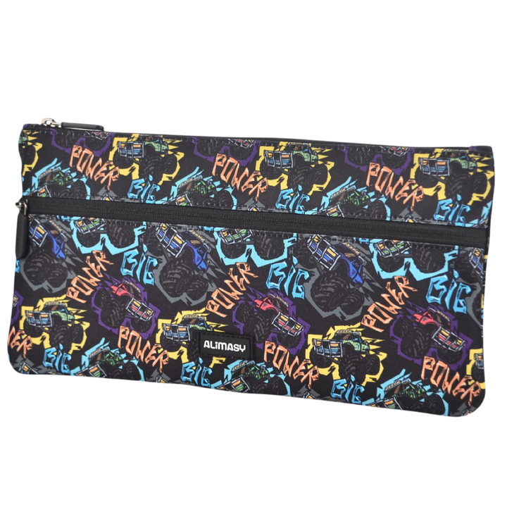 Large School Pencil Case Monster Truck - PRE ORDER SHIPPING 9TH NOVEMBER 2026