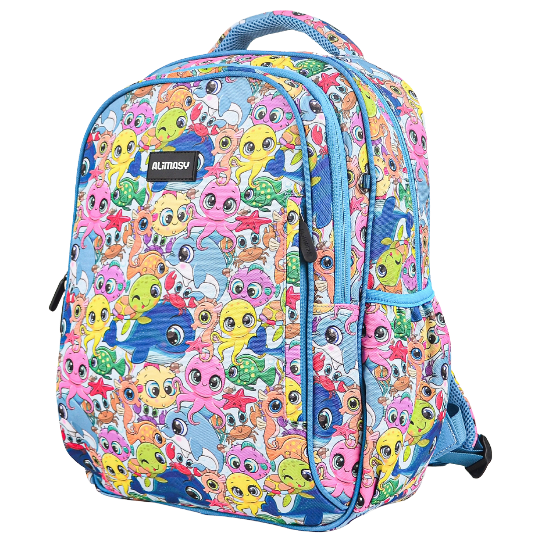 Midsize Kids Backpack 900D Ocean Pals - PRE ORDER SHIPPING 9TH NOVEMBER 2026