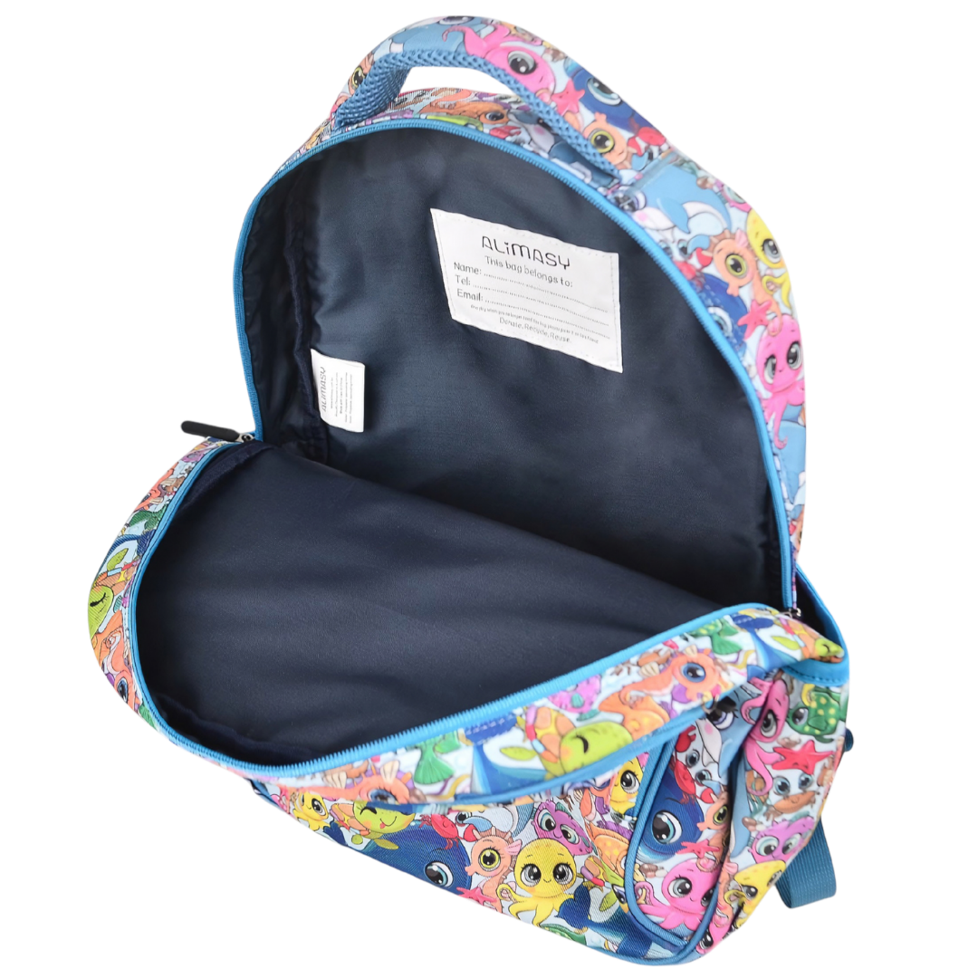 Midsize Kids Backpack 900D Ocean Pals - PRE ORDER SHIPPING 9TH NOVEMBER 2026