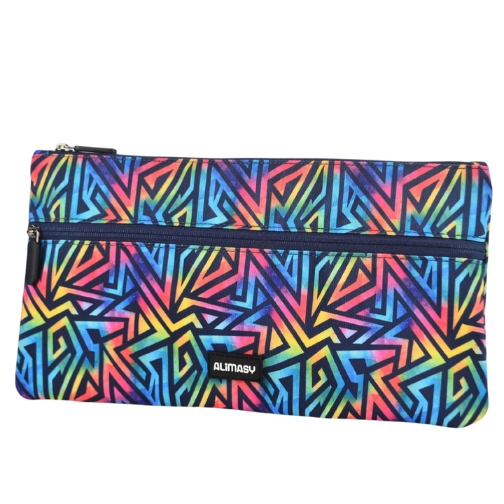 Large School Pencil Case Abstract Geometric - PRE ORDER SHIPPING 9TH NOVEMBER 2026