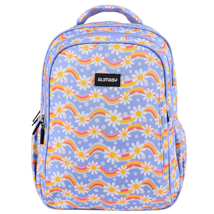 Midsize Kids Backpack 900D Rainbow Daisy - PRE ORDER SHIPPING 9TH NOVEMBER 2026
