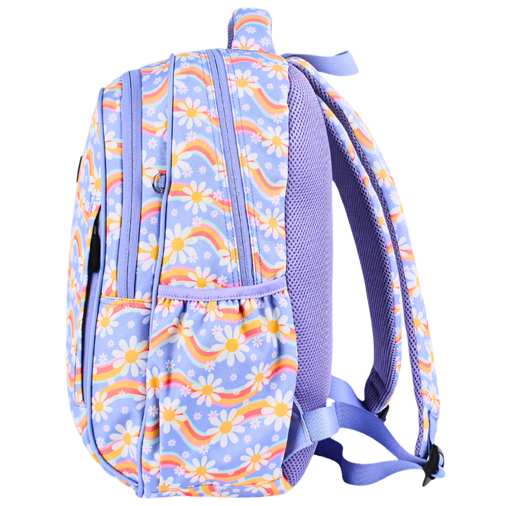 Midsize Kids Backpack 900D Rainbow Daisy - PRE ORDER SHIPPING 9TH NOVEMBER 2026
