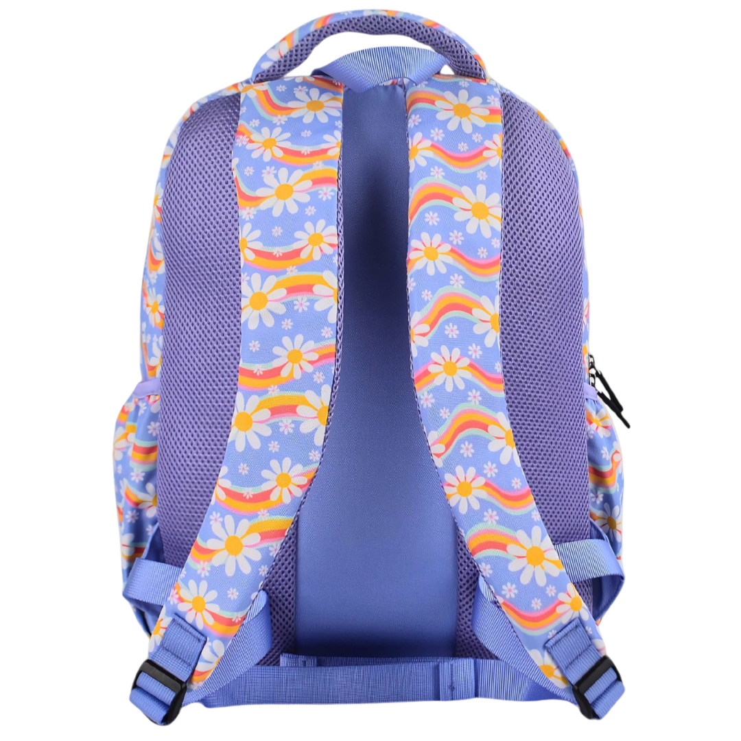 Midsize Kids Backpack 900D Rainbow Daisy - PRE ORDER SHIPPING 9TH NOVEMBER 2026