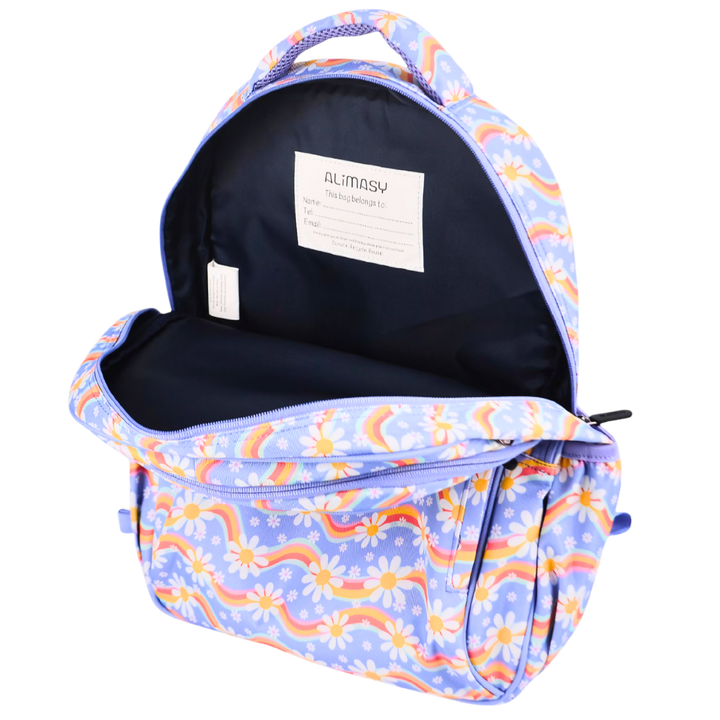 Midsize Kids Backpack 900D Rainbow Daisy - PRE ORDER SHIPPING 9TH NOVEMBER 2026