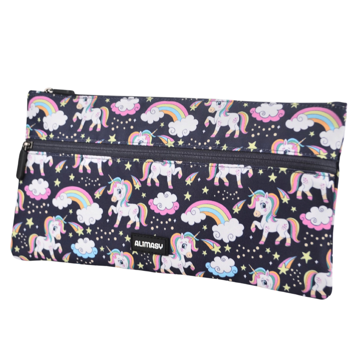 Large School Pencil Case Rainbow Unicorn - PRE ORDER SHIPPING 9TH NOVEMBER 2026