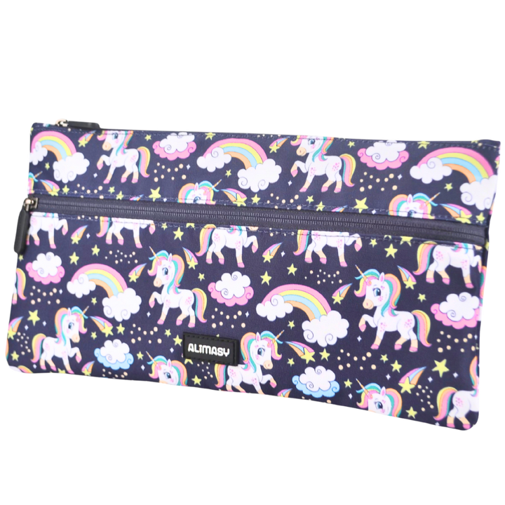 Large School Pencil Case Rainbow Unicorn - PRE ORDER SHIPPING 9TH NOVEMBER 2026