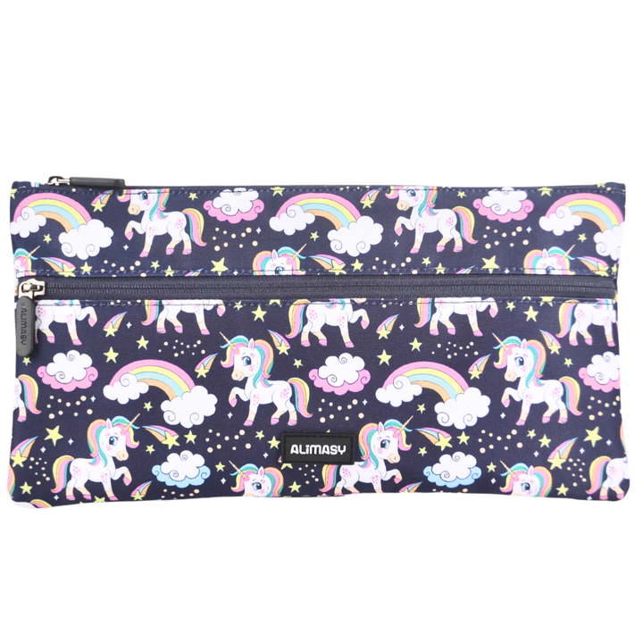 Large School Pencil Case Rainbow Unicorn - PRE ORDER SHIPPING 9TH NOVEMBER 2026