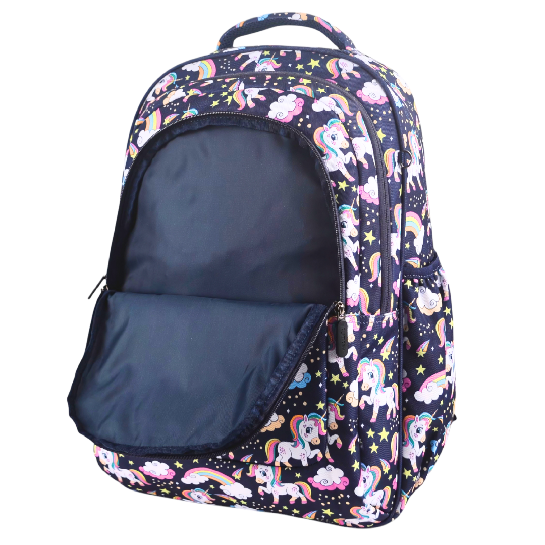 Grand sac à dos Fleurs tropicales et palmiers