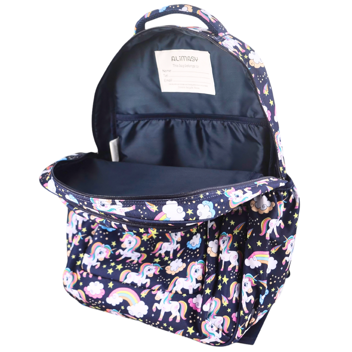 Grand sac à dos Fleurs tropicales et palmiers