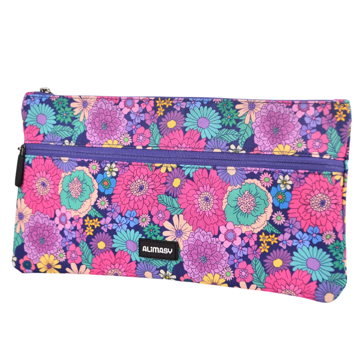 Large School Pencil Case Summer Flowers - PRE ORDER SHIPPING 9TH NOVEMBER 2026