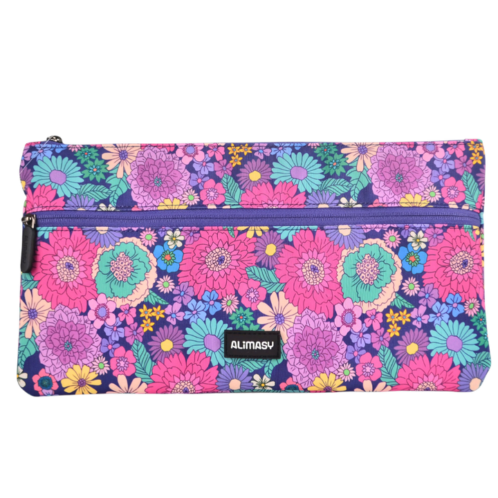 Large School Pencil Case Summer Flowers - PRE ORDER SHIPPING 9TH NOVEMBER 2026