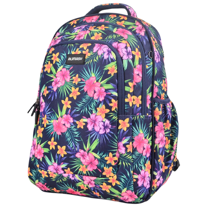 Large Backpack 900D Tropical Flowers &amp; Palms - PRE ORDER SHIPPING 9TH NOVEMBER 2026