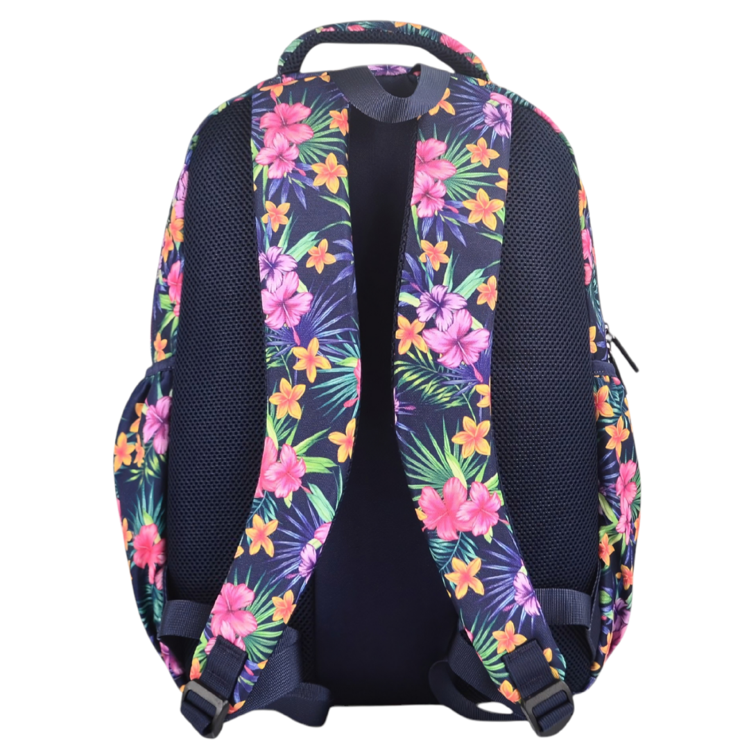 Large Backpack 900D Tropical Flowers &amp; Palms - PRE ORDER SHIPPING 9TH NOVEMBER 2026