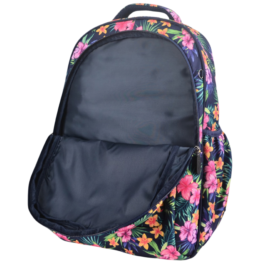 Large Backpack 900D Tropical Flowers &amp; Palms - PRE ORDER SHIPPING 9TH NOVEMBER 2026