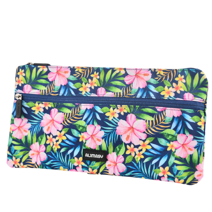 Large School Pencil Case Tropical Bloom - PRE ORDER SHIPPING 9TH NOVEMBER 2026